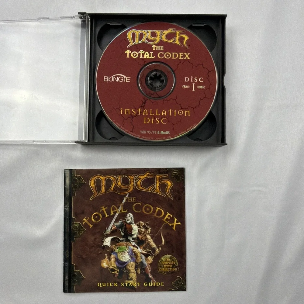 Myth: The Total Codex Big Box + 3 CDs & Jewel Case CD-Rom 1999 Windows 98/99/NT